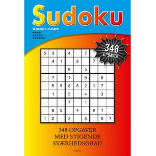 Sudoku - Middel-Svær