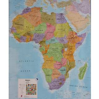 Africa wallmap