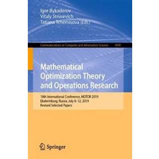 Mathematical Optimization Theory and Operations Research