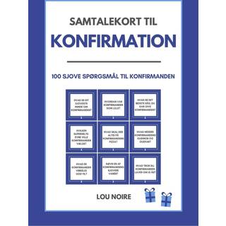 Samtalekort til konfirmation - blå