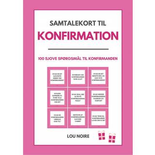 Samtalekort til konfirmation – pink