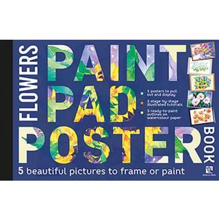 Paint Pad Poster Book: Flowers