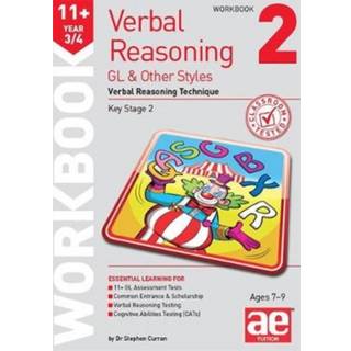 11+ Verbal Reasoning Year 3/4 GL & Other Styles Workbook 2