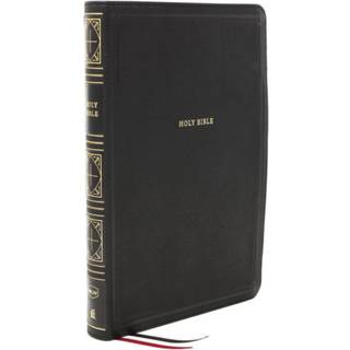 NKJV Holy Bible, Giant Print Thinline Bible, Black Leathersoft, Red Letter, Comfort Print: New King James Version