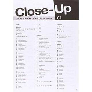 Close-Up C1: Workbook Answer Key