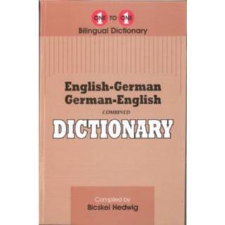 English-German & German-English One-to-One Dictionary