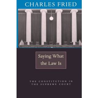 Saying What the Law Is