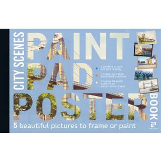 Paint Pad Poster Book: City Scenes