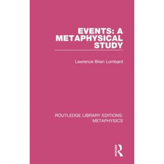 Events: A Metaphysical Study