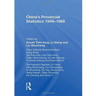 China's Provincial Statistics, 1949-1989