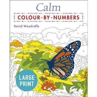 Large Print Calm Colour-by-Numbers