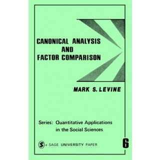 Canonical Analysis and Factor Comparison