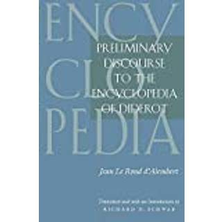 Preliminary Discourse to the Encyclopedia of Diderot