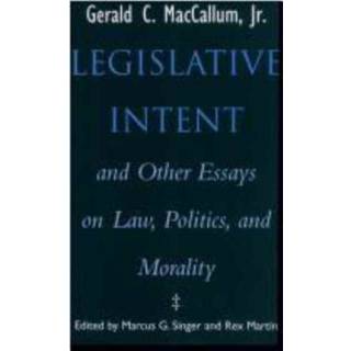 Legislative Intent