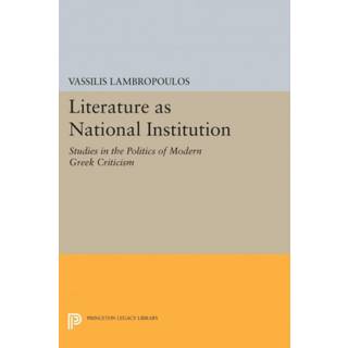 Literature as National Institution