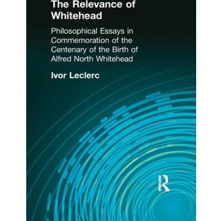 The Relevance of Whitehead