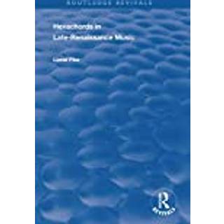 Hexachords in Late-Renaissance Music