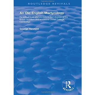 An Old English Martyrology (1900)