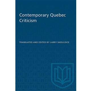 Contemporary Quebec Criticism