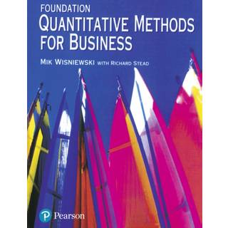 Foundation Quantitative Methods For Business