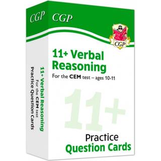 11+ CEM Verbal Reasoning Revision Question Cards - Ages 10-11