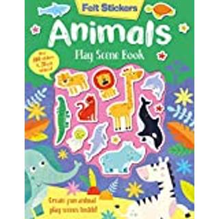Felt Stickers Animals Play Scene Book