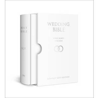 HOLY BIBLE: King James Version (KJV) White Compact Wedding Edition