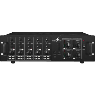 Monacor PA-12040 4-zone matrix mixerforstærker (4x120W 4 Ohm) | PRIS-MATCH