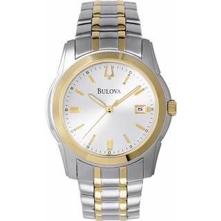Bulova 98H18 Dress Sølvfarvet/Gul guldtonet stål Ø40 mm