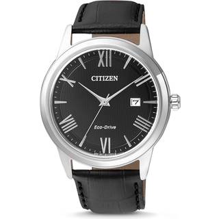 Citizen AW1231-07E Sort/Læder Ø40 mm
