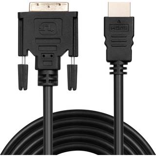 HDMI-DVI Kabel 2m Sort