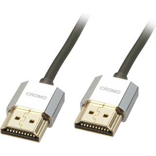 Lindy Cromo Slim High Speed HDMI kabel (4K@60Hz) | 1 meter | PRIS-MATCH