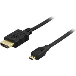 Deltaco HDMI til micro HDMI kabel3m- Sort