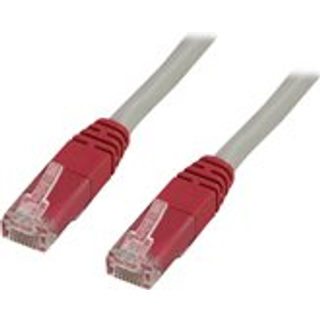 DELTACO U/UTP Cat6 patchkabel, krydset, 1m