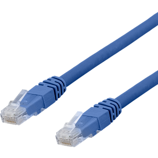 Cat 6a U/UTP LSZH Netværkskabel - Hvid - 1 m