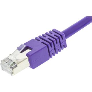 DELTACO FTP Cat6 patch cable 0.3m, blue