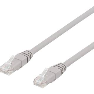 DELTACO U/UTP Cat6a patch cable, 2m, 500MHz, LSZH, black