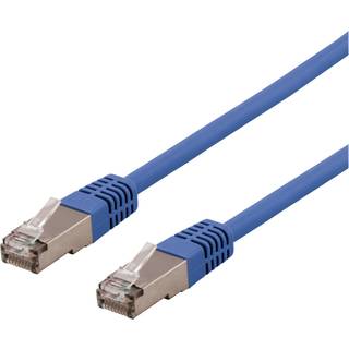 DELTACO S / FTP Cat6 patch cable, delta cert, LSZH, 0.3m, white