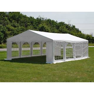 Partytelt Festtelt Original 6x8m PVC, Grå/Hvid