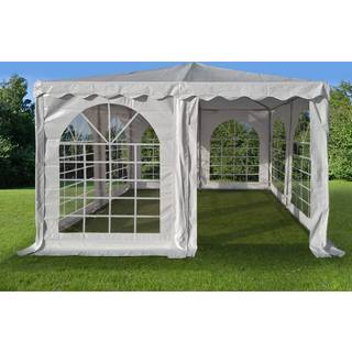 Pagodetelt Exclusive 4x4m PVC, Hvid