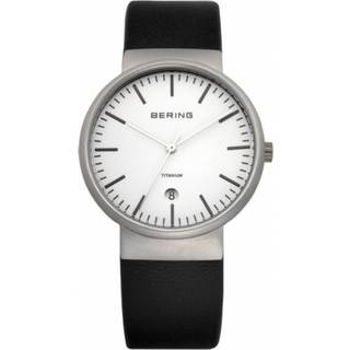 Bering 11036-404 Titanium Hvid/Læder Ø37 mm