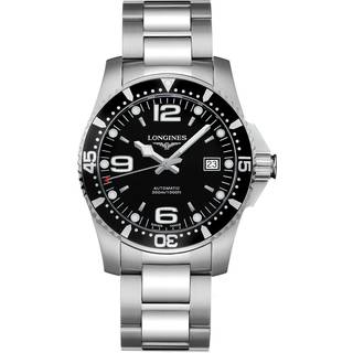 Longines L3.742.4.56.6 Hydroconquest Sort/Stål Ø41 mm