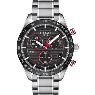 Tissot PRS 516 armbåndsur med Chronograf og stållænke
