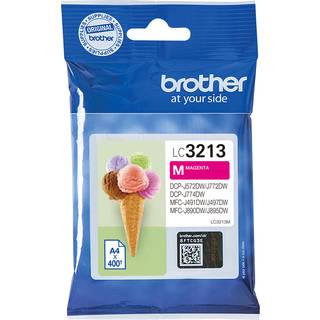 Brother LC 3213M - High Capacity - Cyan ink - Blækpatron Magenta