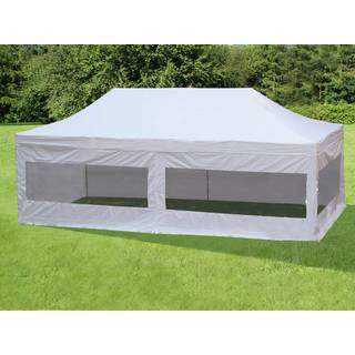 Foldetelt FleXtents Easy up pavillon PRO 4x8m Hvid, inkl. 6 sider