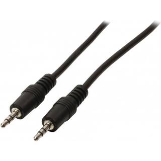 Valueline Stereo Audiokabel Sort - 5 Meter