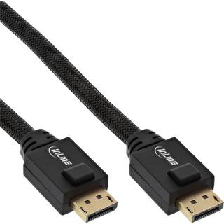 DisplayPort 1.4 kabel - 8K - 30Hz - Venstre vinklet - 2 m