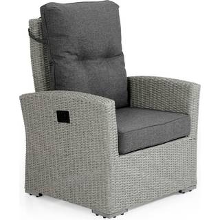 Ashfield lounge stol med position - natur