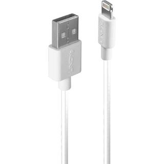 LINDY USB to Lightning Cable, Black, 0.5m