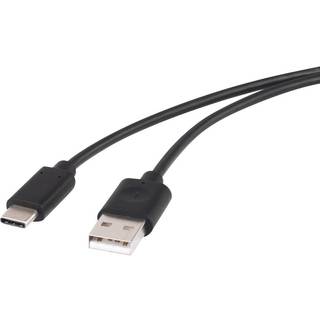 Renkforce USB-kabel USB 2.0 USB-A-hanstik, USB-C® stik